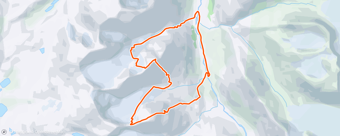 Map of the activity, Skagsnebb og Storbreahøe