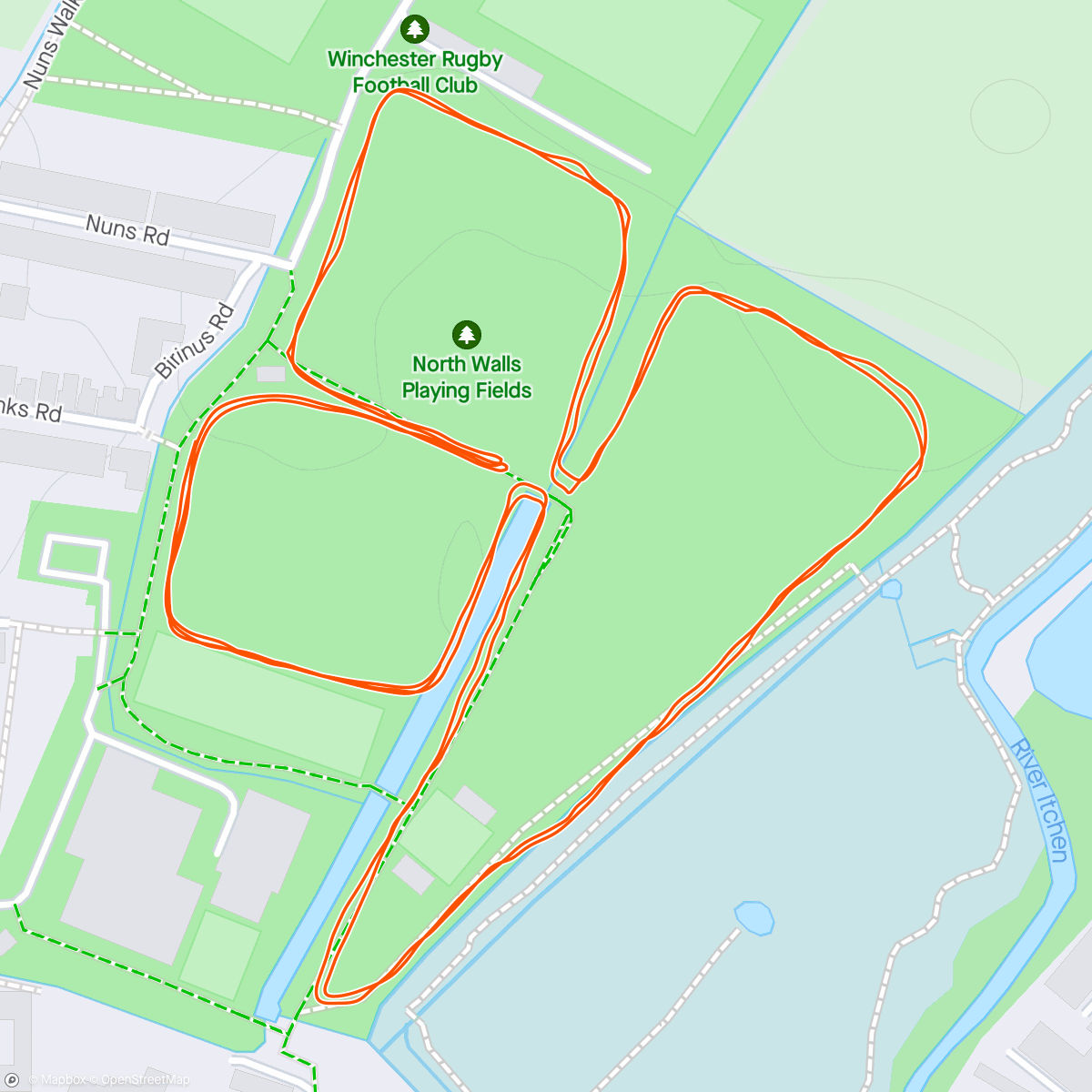Map of the activity, parkrun #248 39:45