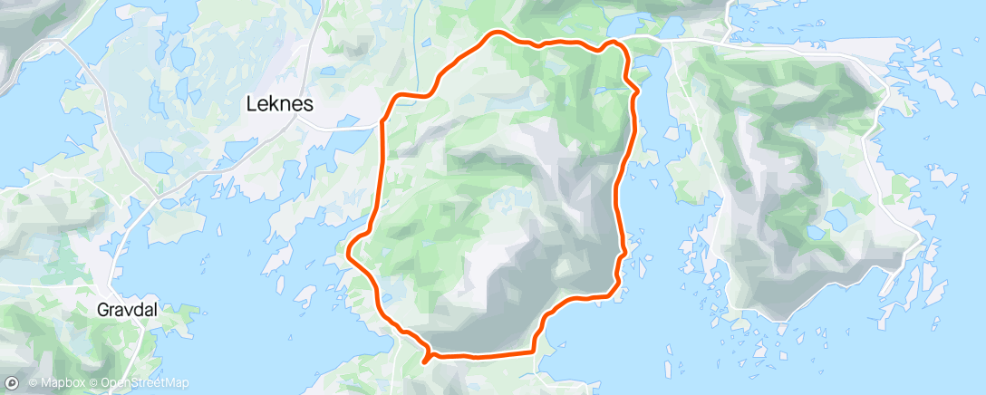 Map of the activity, Svipptur før frokost👍🏻