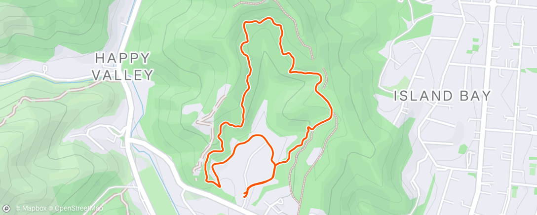 Map of the activity, Morning Walk