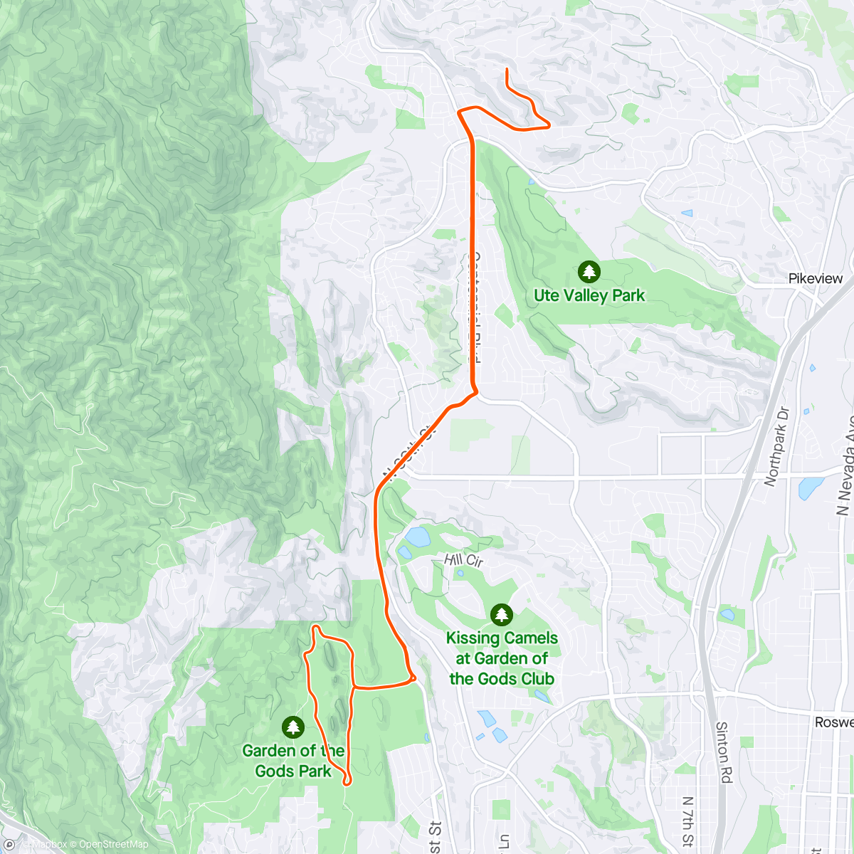 Map of the activity, First GOTG ride of the season