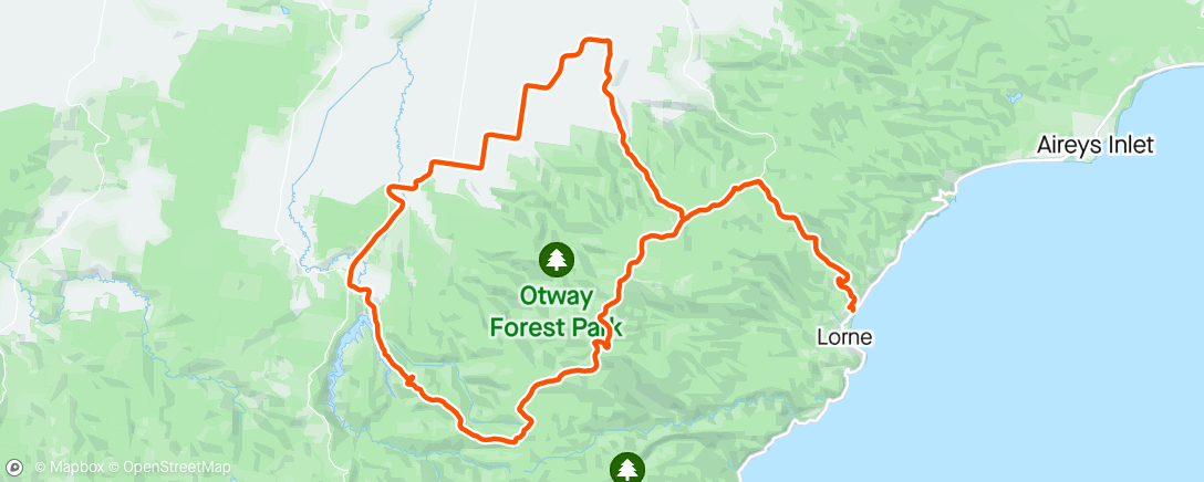 Map of the activity, Forrest Normans loop