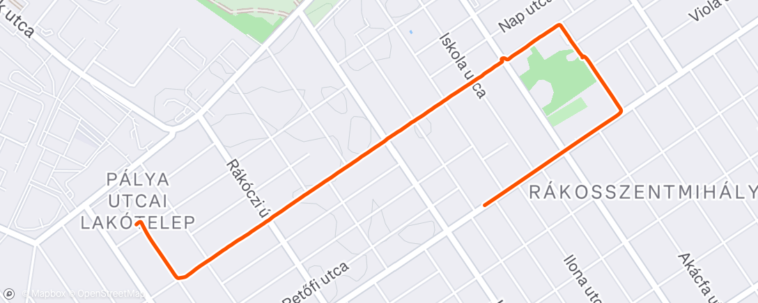 Map of the activity, Mittagspaziergang