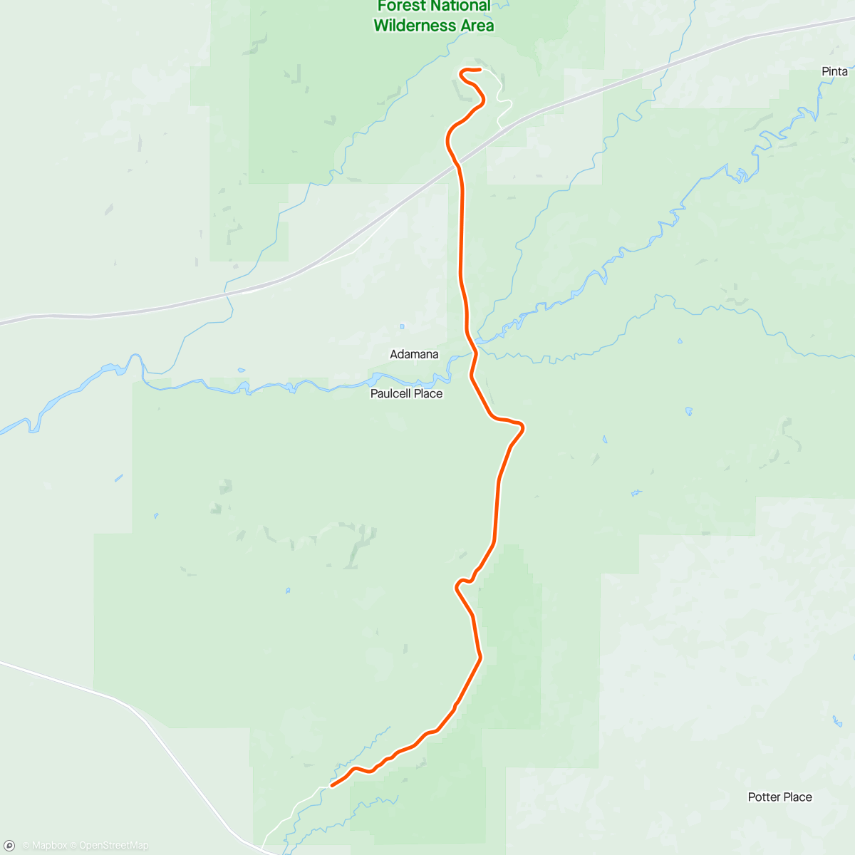 Map of the activity, ROUVY - Petrified Forest National Park | Arizona | USA