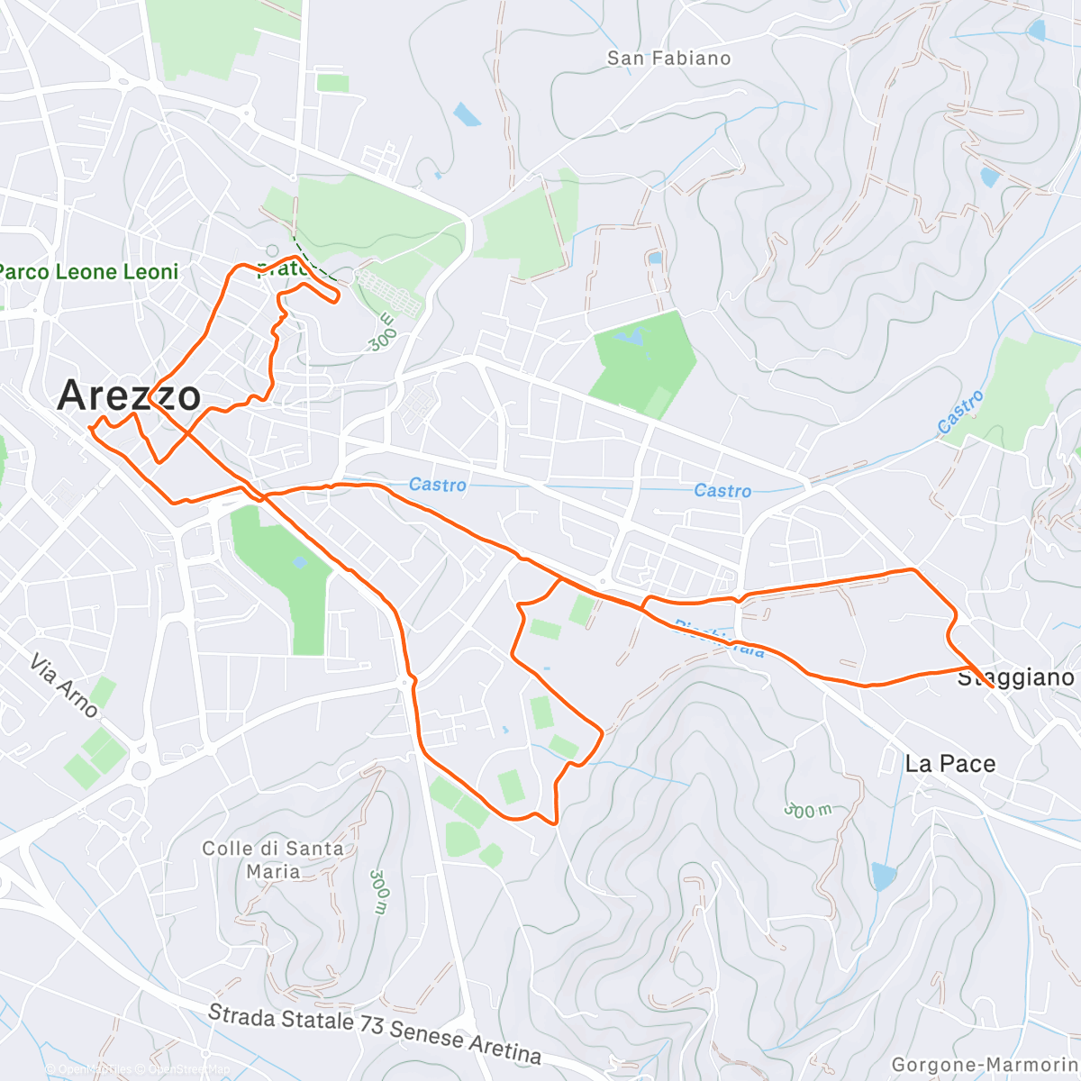 Map of the activity, Vigilia con chi vuoi 🎄🏃