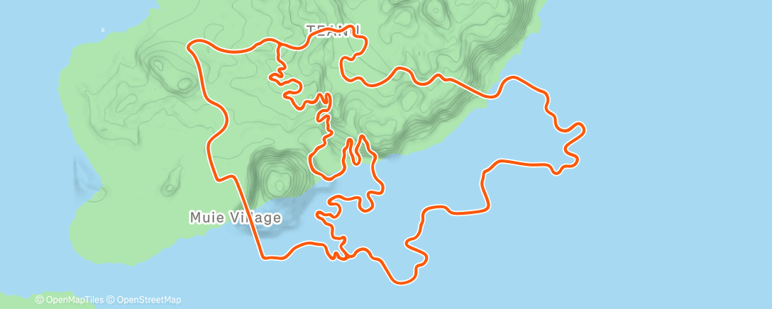Map of the activity, Zwift - Eastern Eight in Watopia