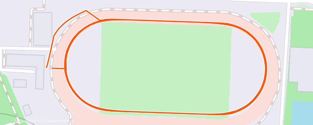 Map of the activity, 2025 Prosinec 16. Advběh /Sk/Stadion mládeže (3*1km@4:00/km)