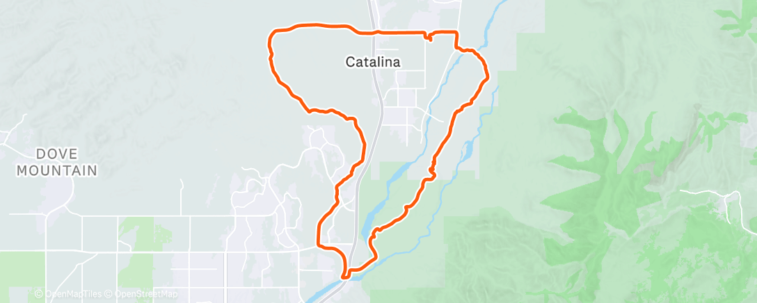 Map of the activity, Morning Ride
