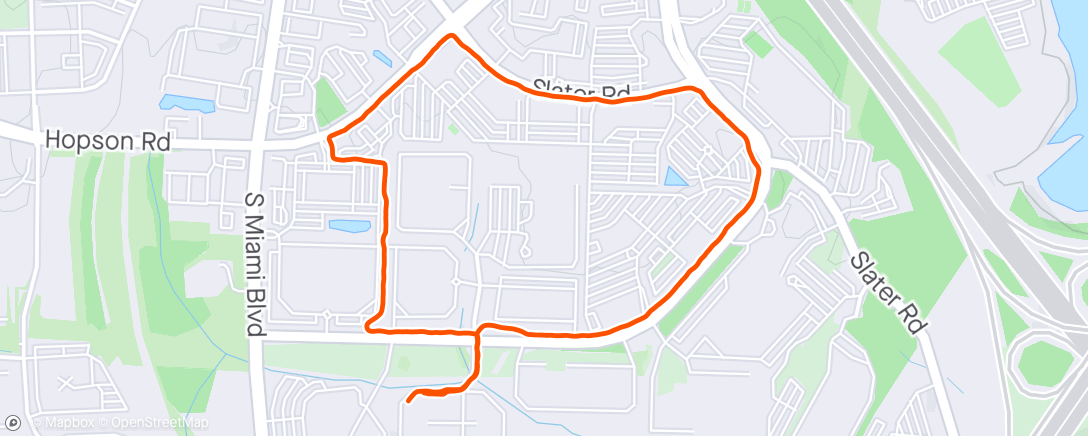 Map of the activity, Ljnch walk big loop