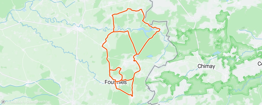 Map of the activity, Gp Fourmies 🇫🇷