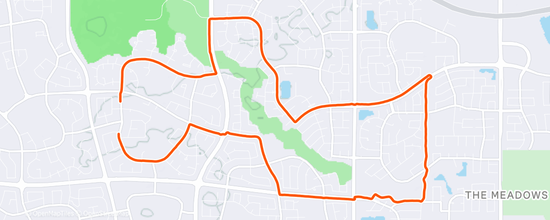 Карта физической активности (Morning Run)