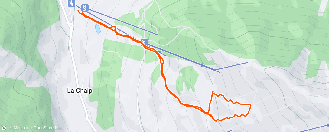 Karte der Aktivität „Ski de randonnée dans l'après-midi”