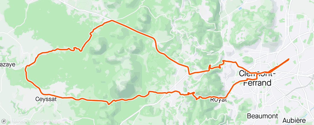 Map of the activity, Pre - Dauphiné