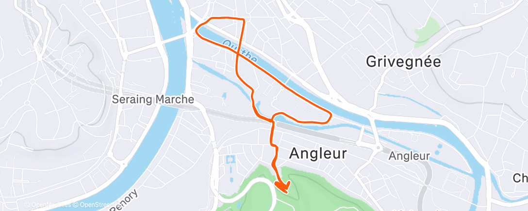 Map of the activity, RiL - Belle-Ile