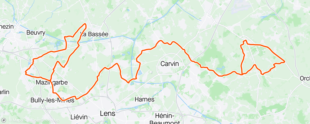 Map of the activity, 4 Jours de Dunkerque étape 4