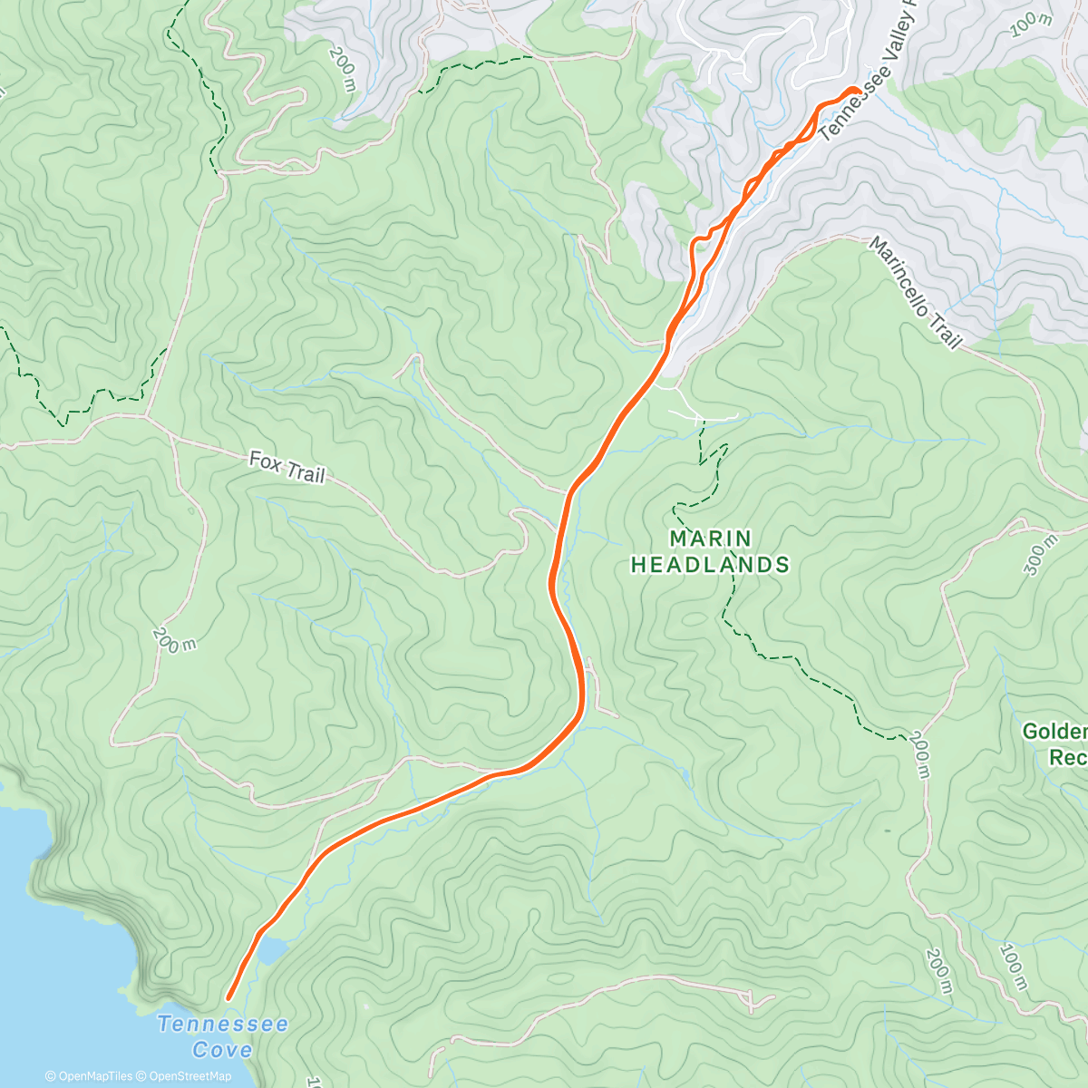 Map of the activity, Little bit of afternoon hail