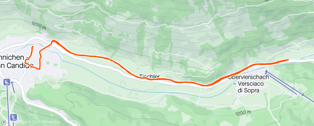 Mappa dell'attività CL 10 km