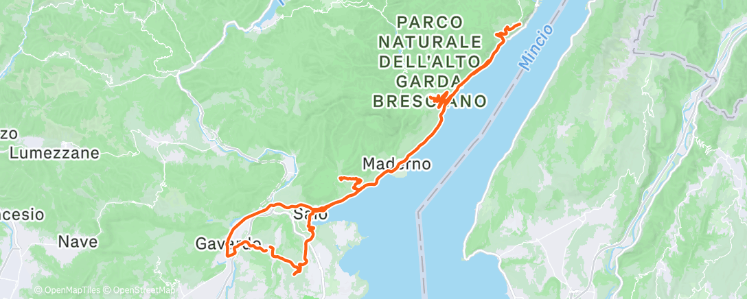 Peta aktivitas, Pedalata mattutina