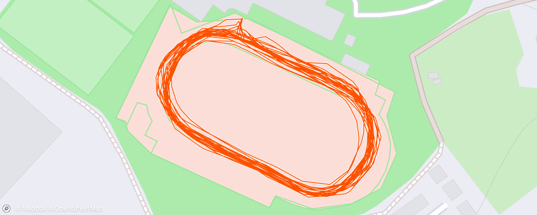 Map of the activity, Track session.. enjoyed that 👍💪😎🏃‍♀️