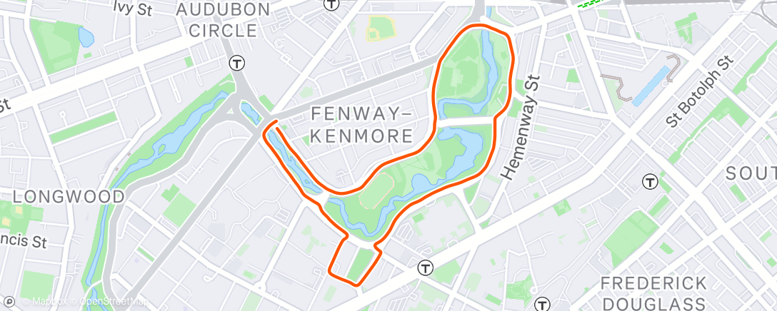 Map of the activity, Run & Chug