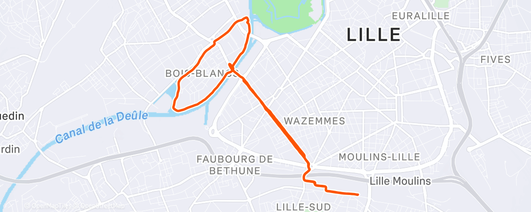 Map of the activity, Footing