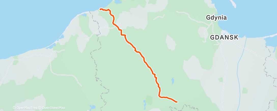 Карта физической активности (☀ Morning Gravel Ride)