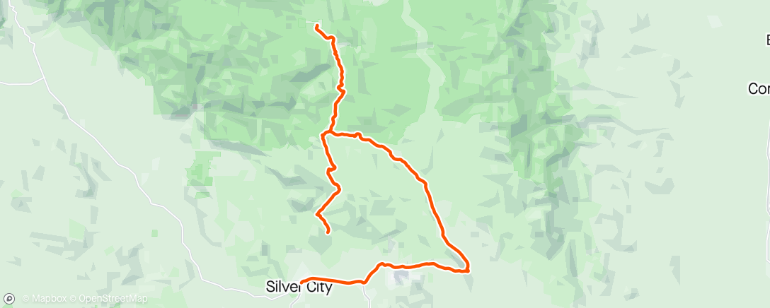 Mappa dell'attività Tour of the Gila: Stage 5