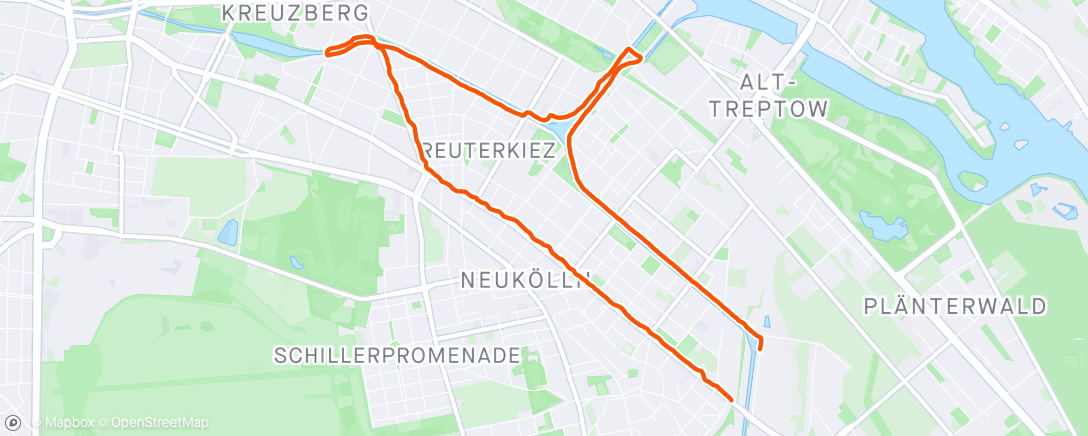 Map of the activity, I got lost in Berlin 😂😂😂