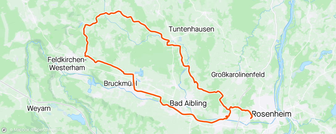 Mapa da atividade, Graveln am Morgen