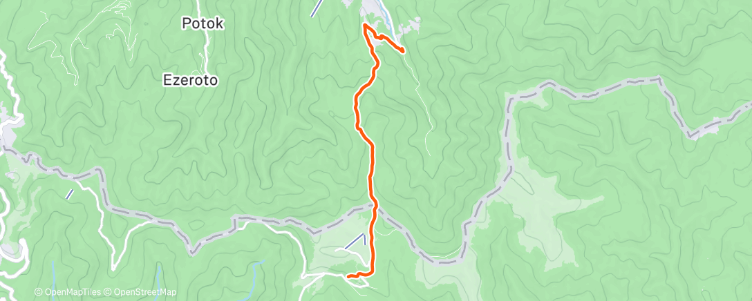 Карта физической активности (Morning Hike)