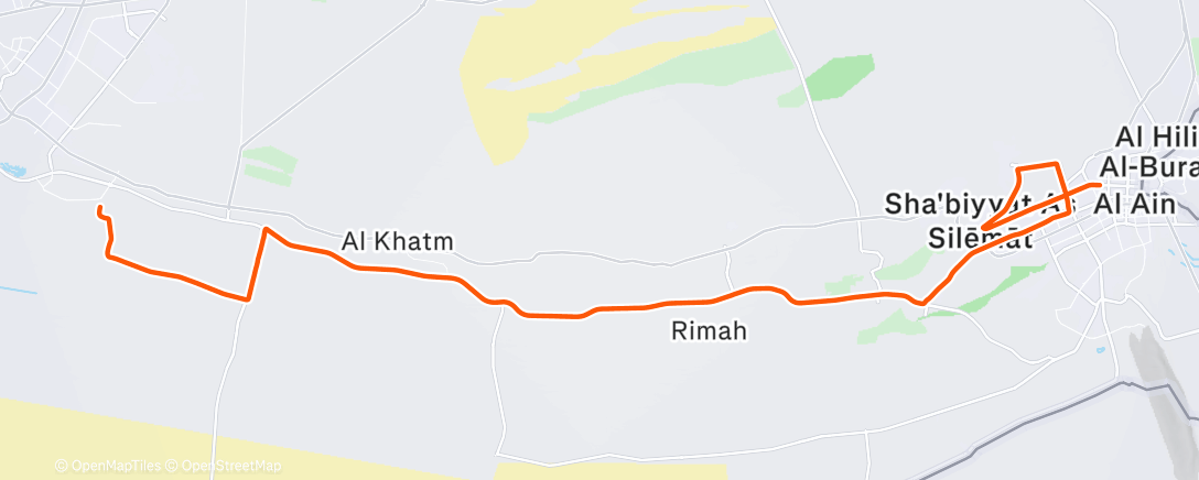 Map of the activity, Morning Ride