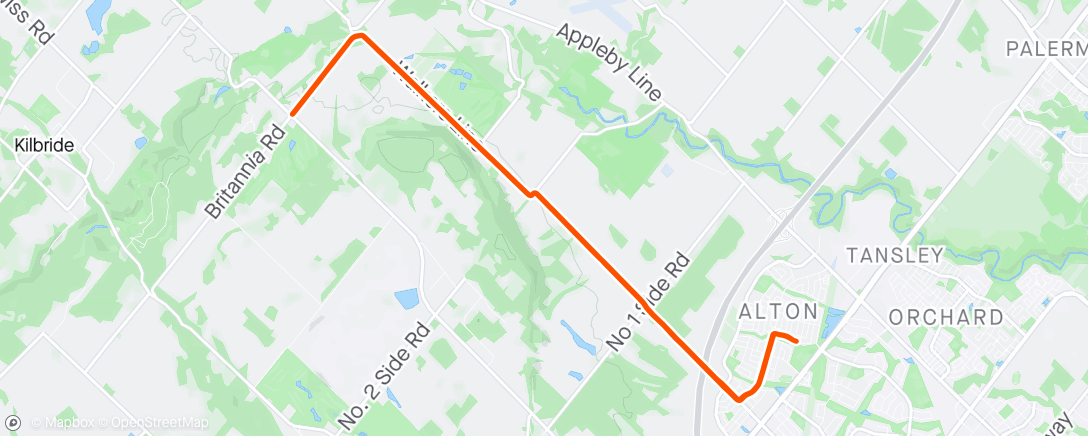 Map of the activity, 2024-05-02Ride