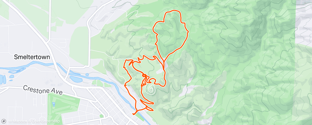 Map of the activity, After work