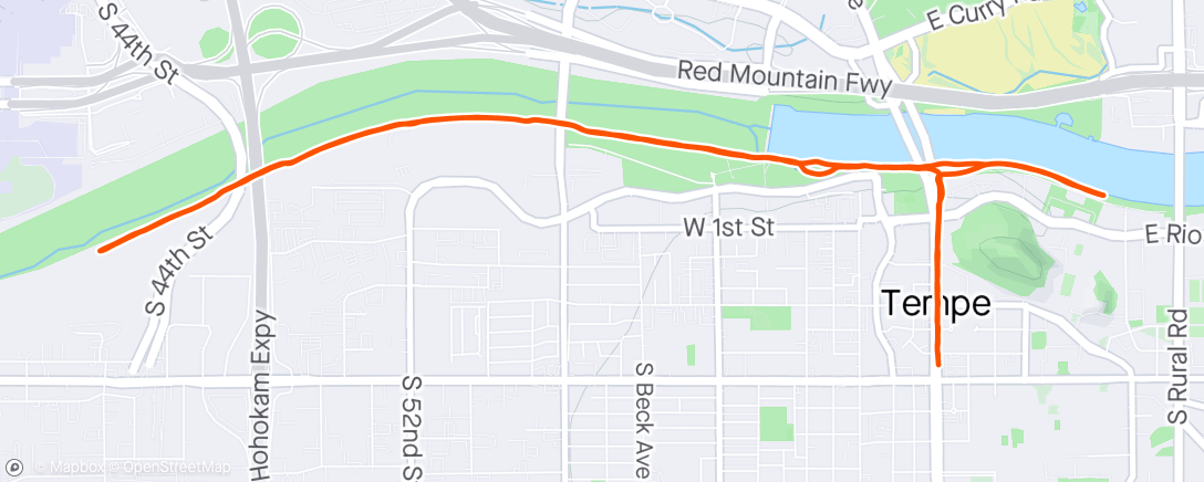Map of the activity, Tempe tempo 🏜️