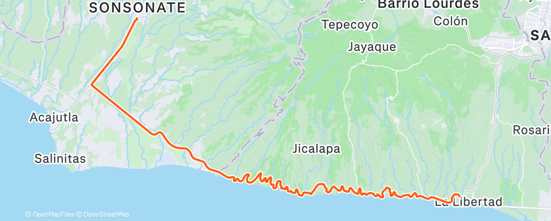 Map of the activity, Like riding through bush fires 🥵 🔥