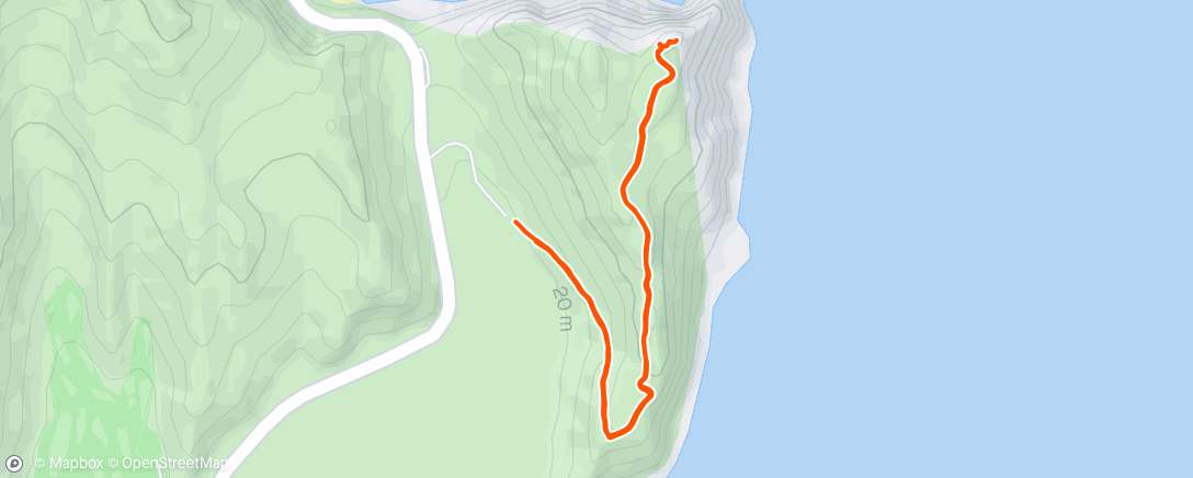 Map of the activity, Makapu ‘u Lighthouse Trail - Hawaii