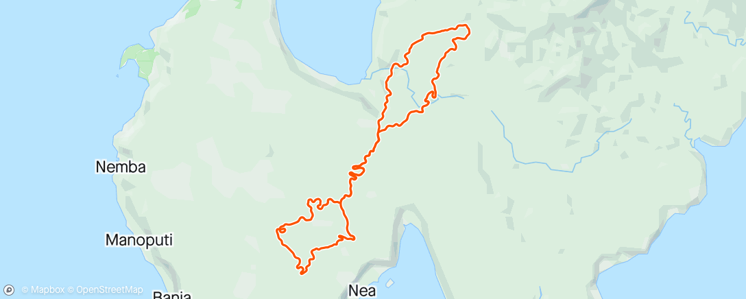 Карта физической активности (Zwift - Group Ride: L'Etape du Tour Main Stage: April on Country to Coastal in Makuri Islands)