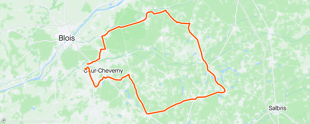 Map of the activity, Rode Solo(gne)
