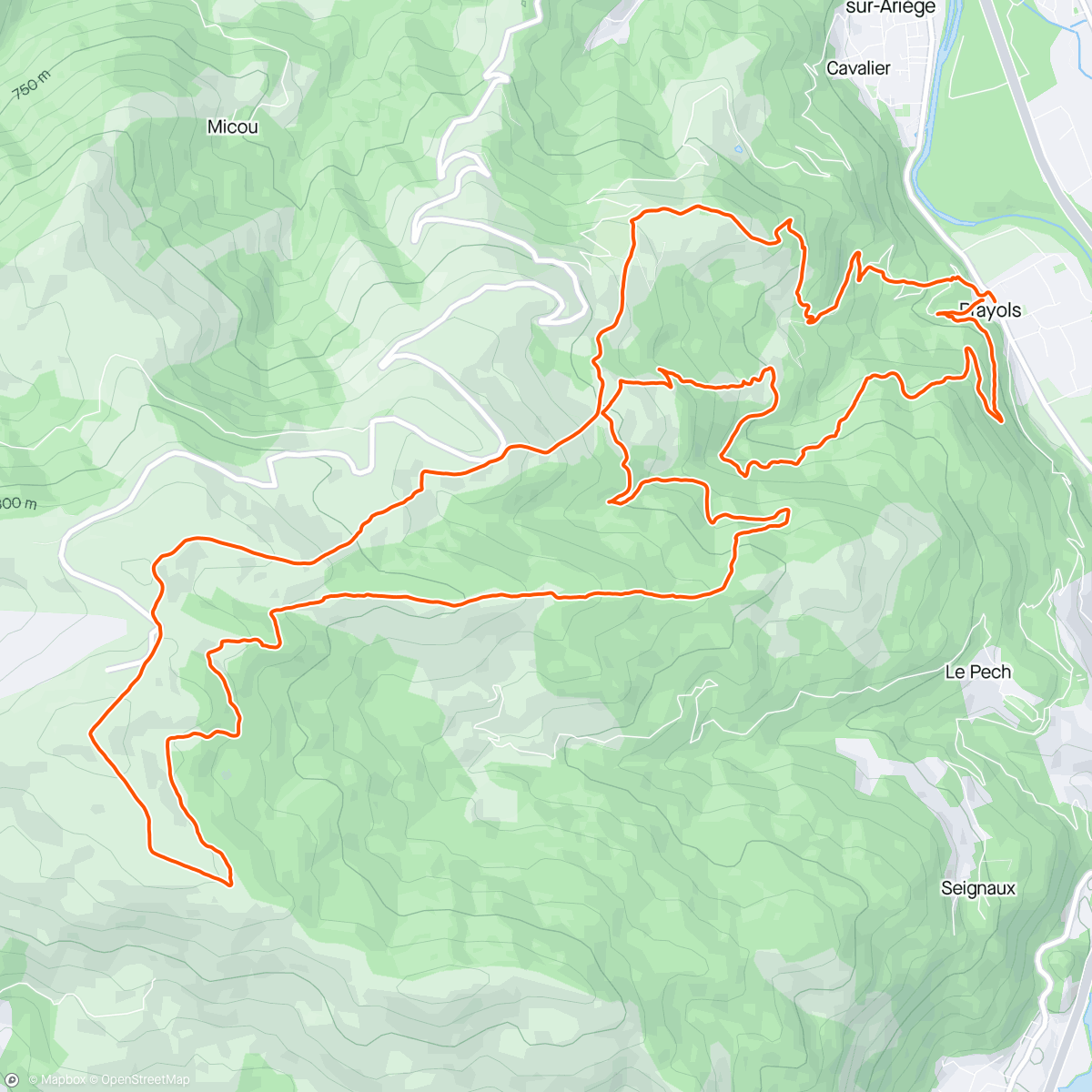 Map of the activity, Trail le matin première course du challenge 
1/3