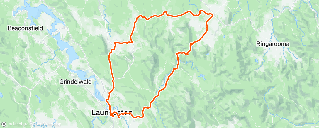 Map of the activity, Morning Ride