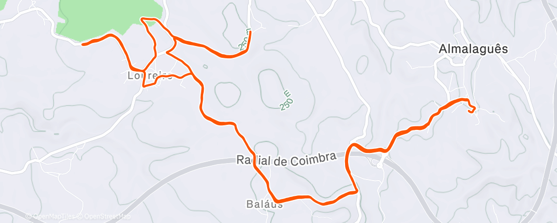 Карта физической активности (Sunset com o mister)