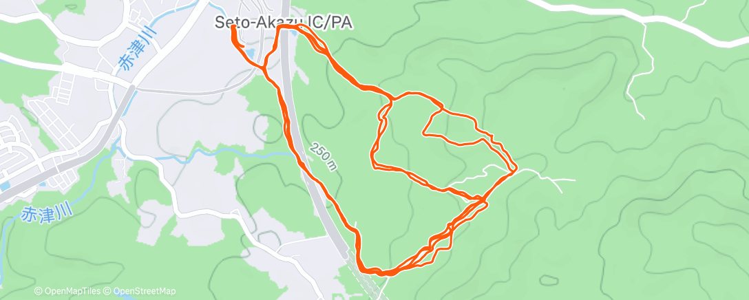 Карта физической активности (朝のライド)