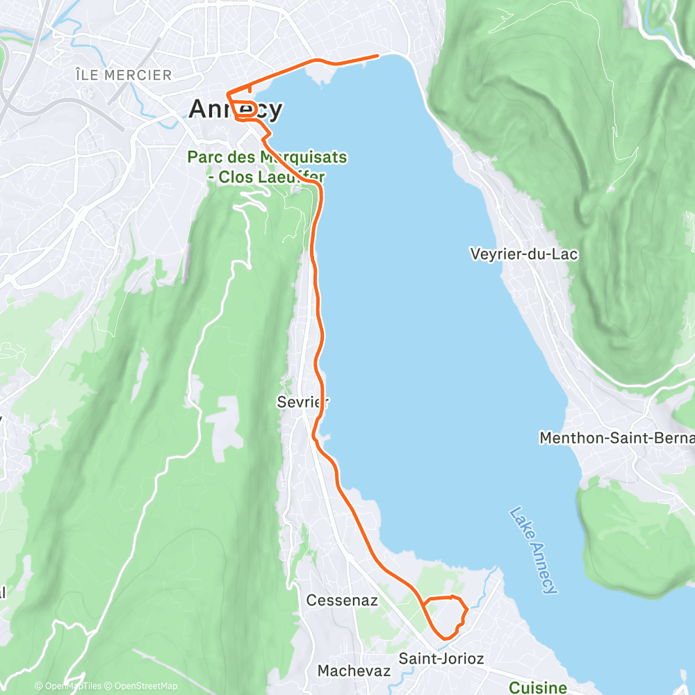 Map of the activity