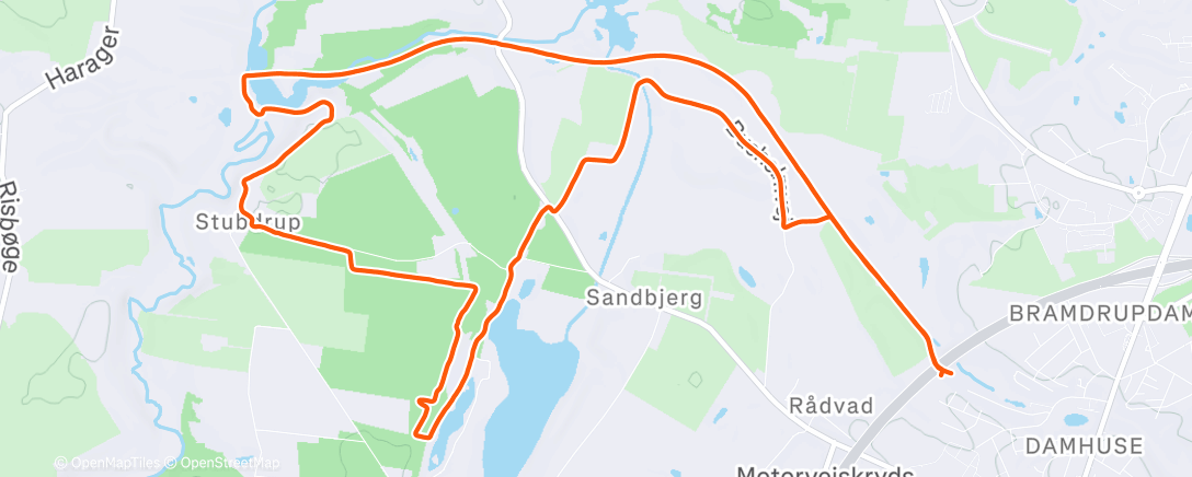 Mapa de la actividad (Lunch Trail Run)