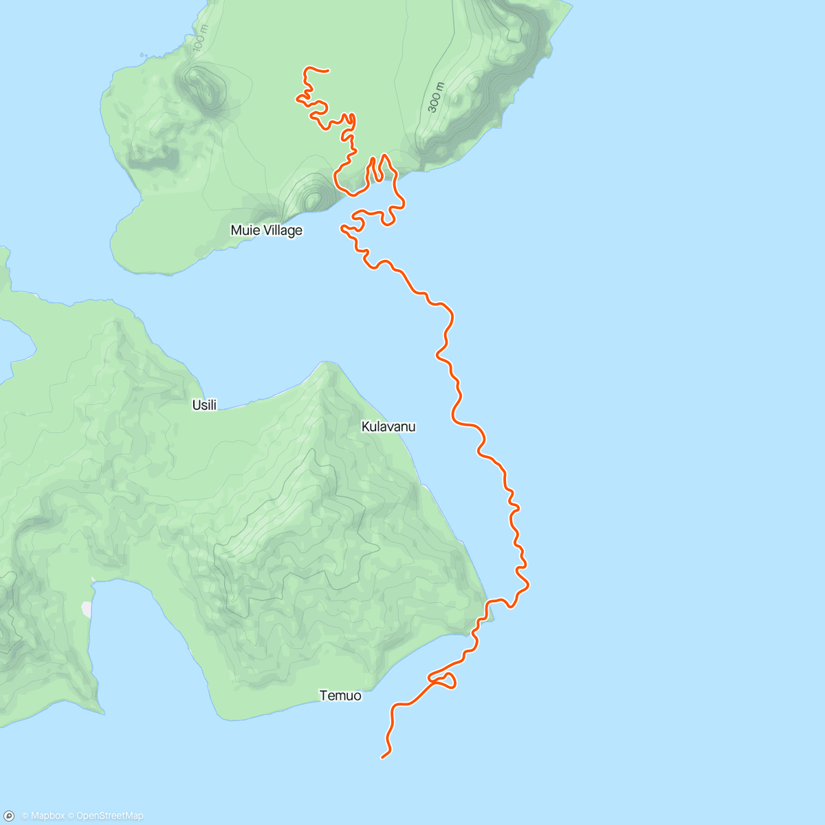 Carte de l'activité Zwift - Jurassic Coast in Watopia