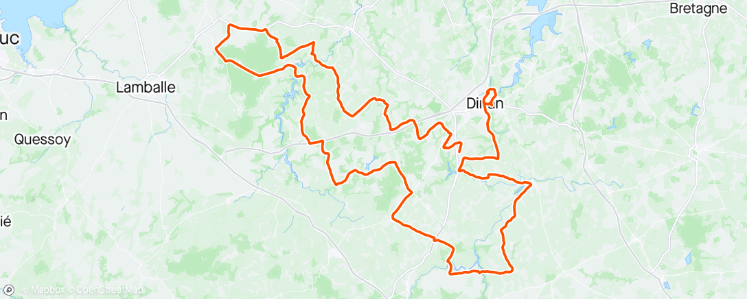Mappa dell'attività Tour de Bretagne étape 7