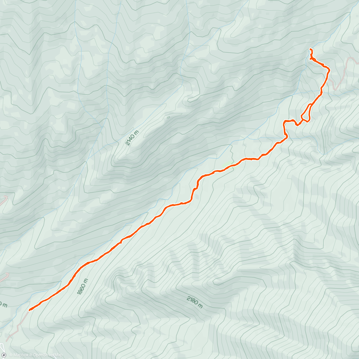 Map of the activity, Horsetail Falls