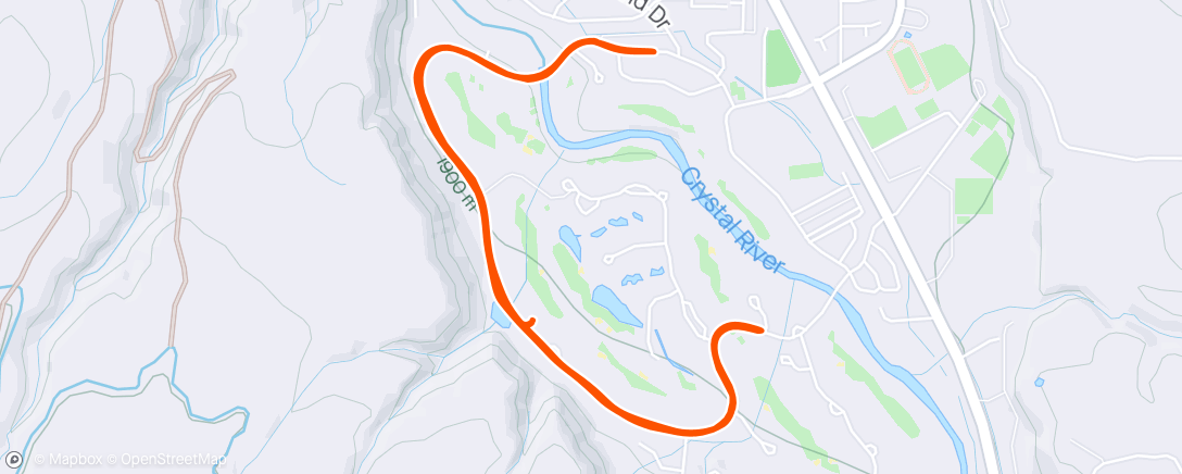 Map of the activity, Extra hills!