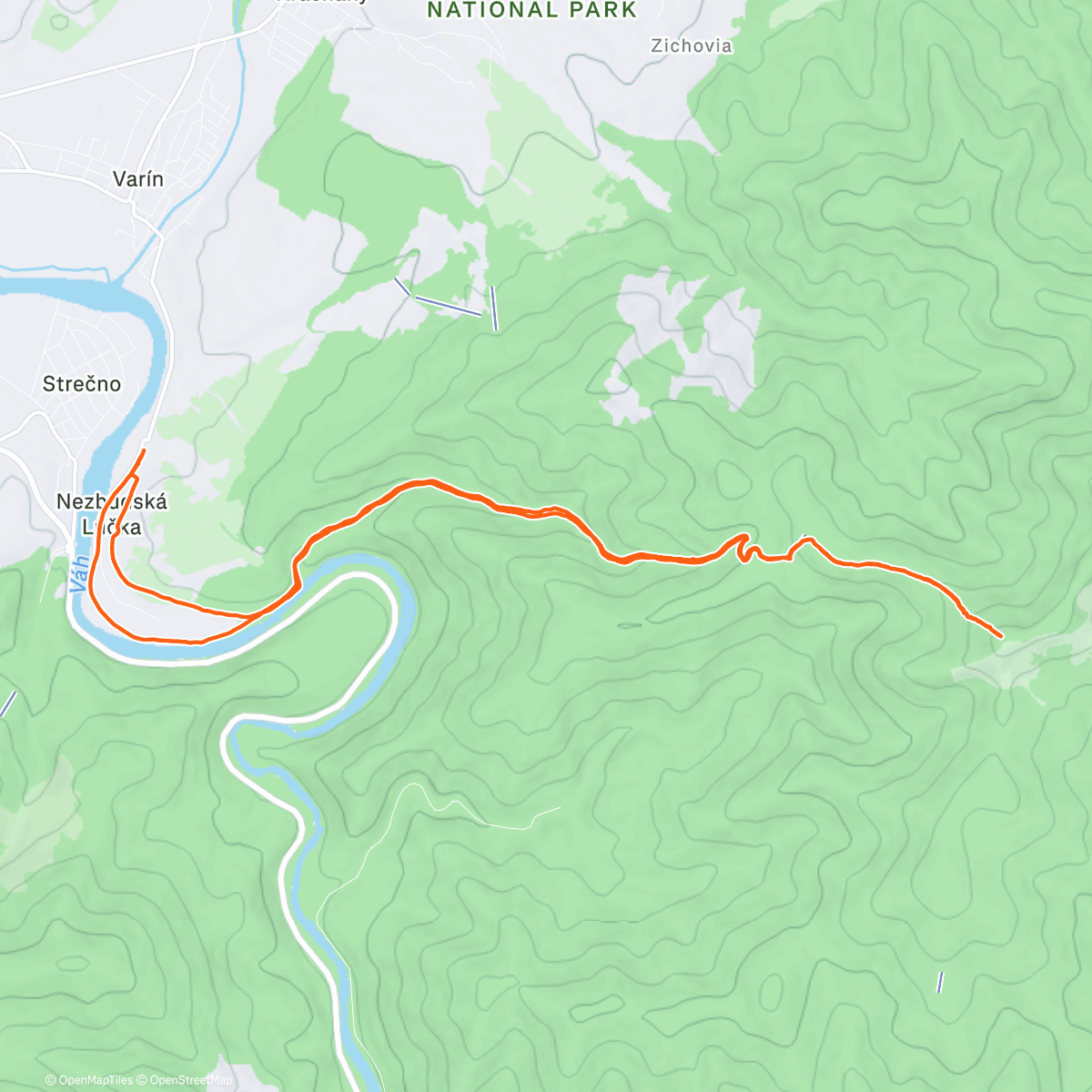 Map of the activity, Suchý