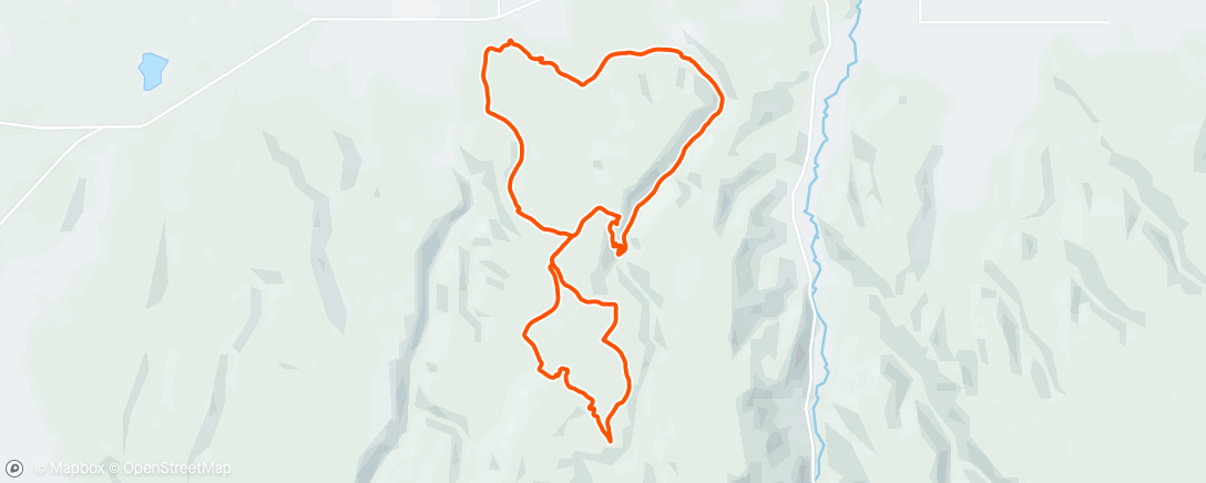 Map of the activity, Morning Mountain Bike Ride